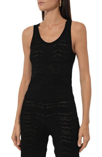 Топ из вискозы и шерсти Missoni