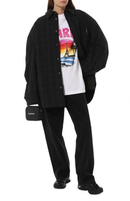 Хлопковая футболка Balenciaga