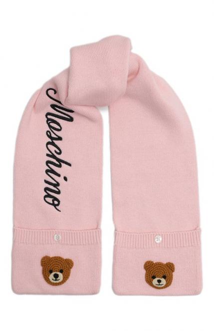 Комплект из шапки и шарфа Moschino