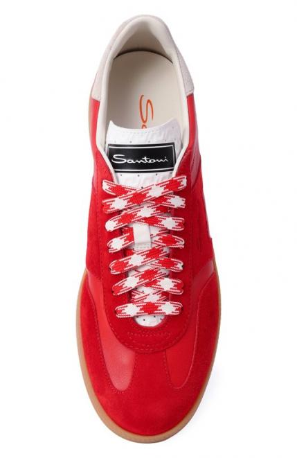 Кожаные кеды DBS Oly Santoni