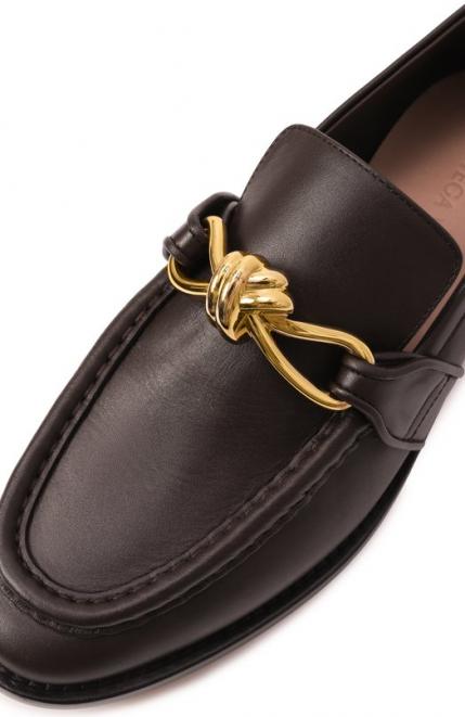 Кожаные лоферы Astaire Bottega Veneta