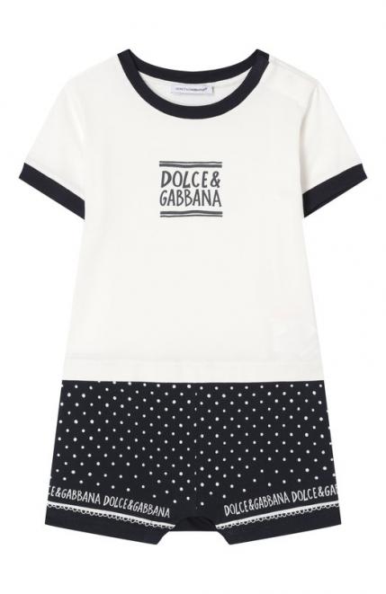 Комплект из песочника и шапки Dolce&Gabbana