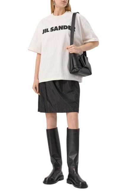 Хлопковая футболка Jil Sander
