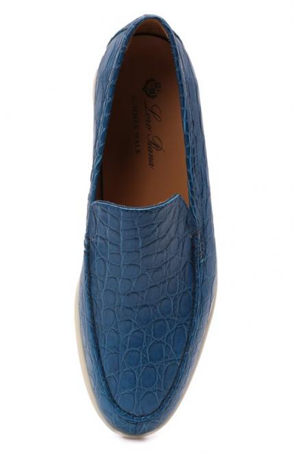 Лоферы из кожи каймана Summer Walk Loro Piana