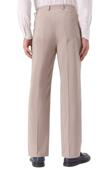 Брюки из хлопка и шелка Corneliani