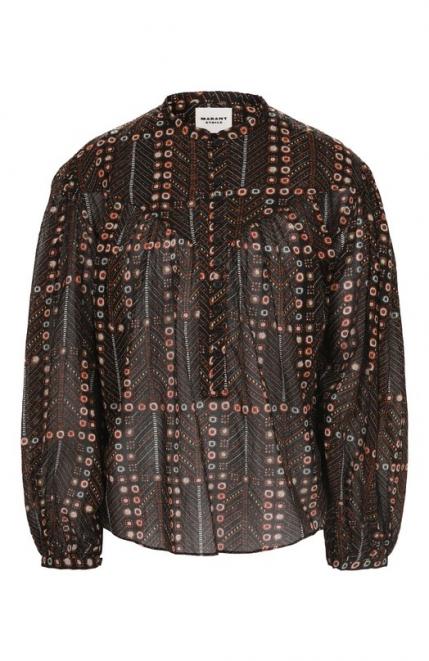 Хлопковая блузка ISABEL MARANT ETOILE