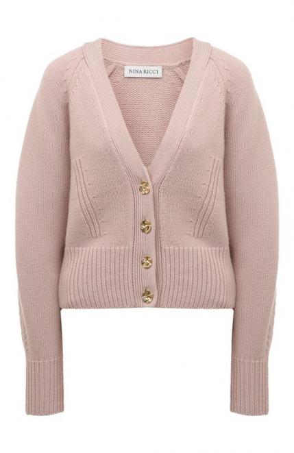 Кардиган из шерсти и кашемира Nina Ricci
