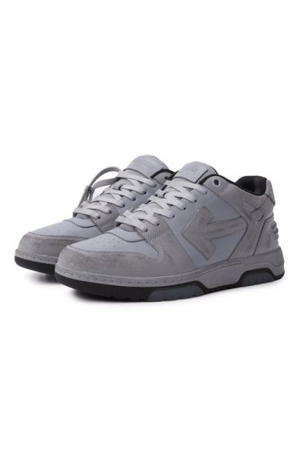 Комбинированные кеды Out Of Office Off-white