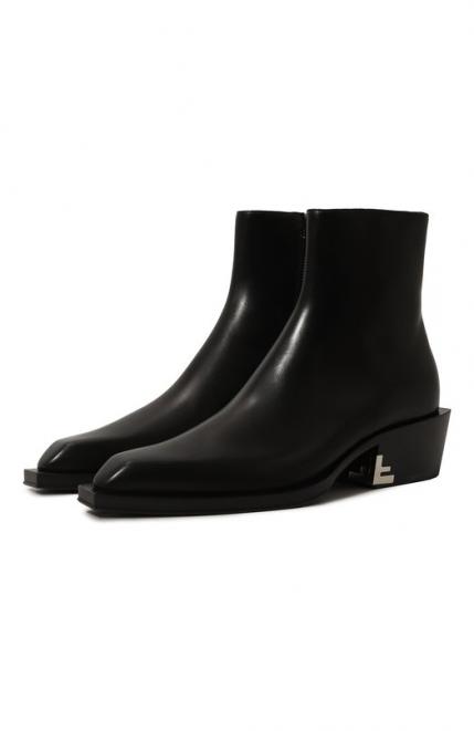 Кожаные казаки Fendi