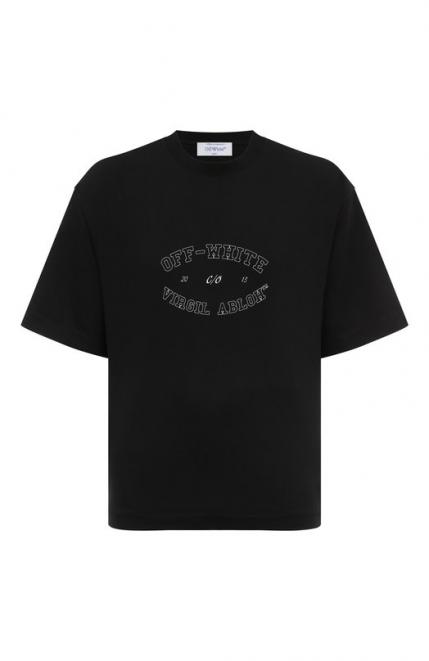 Хлопковая футболка Off-white
