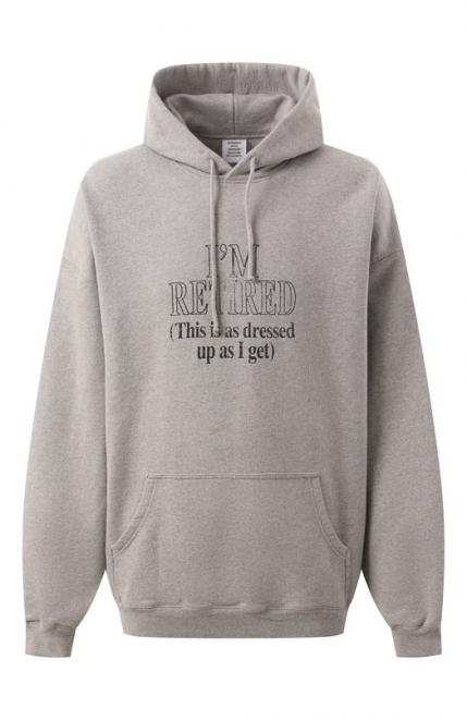 Хлопковое худи Vetements