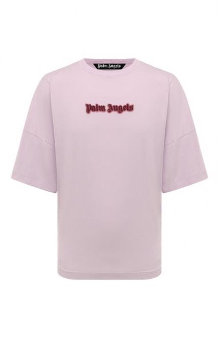 Хлопковая футболка Palm Angels