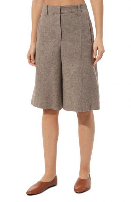 Шерстяные шорты Brunello Cucinelli