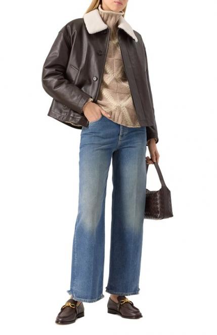 Кожаные лоферы Astaire Bottega Veneta