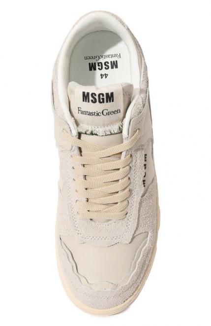 Кожаные кеды FG1 MSGM