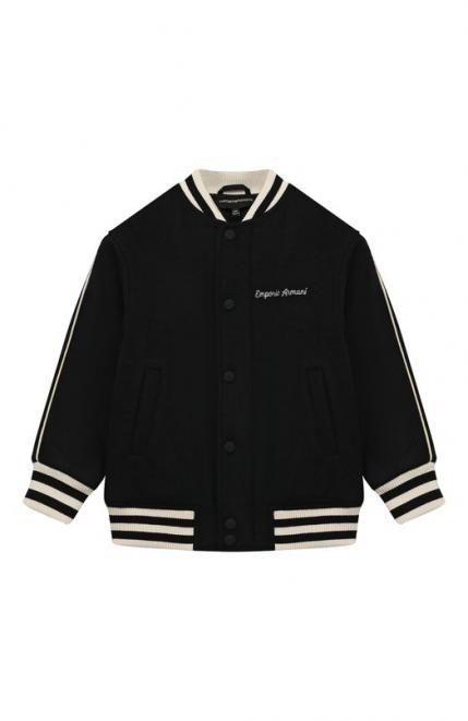 Шерстяной бомбер Emporio Armani