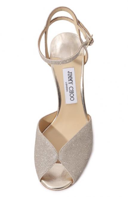 Текстильные босоножки Sacora 85 Jimmy Choo