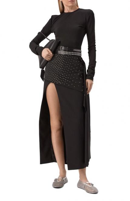 Текстильные балетки ALAIA