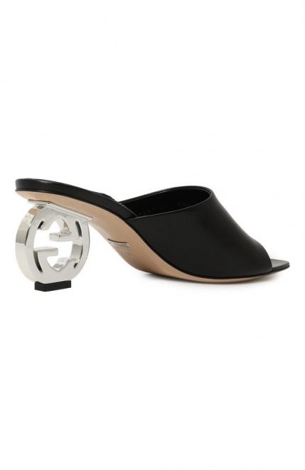Кожаные мюли Interlocking G Gucci