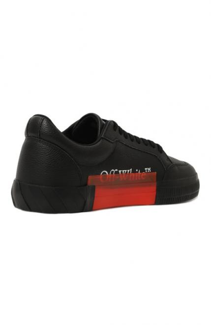 Кожаные кеды Low Vulcanized Off-white