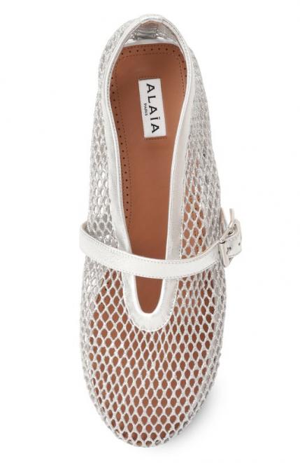 Текстильные балетки ALAIA
