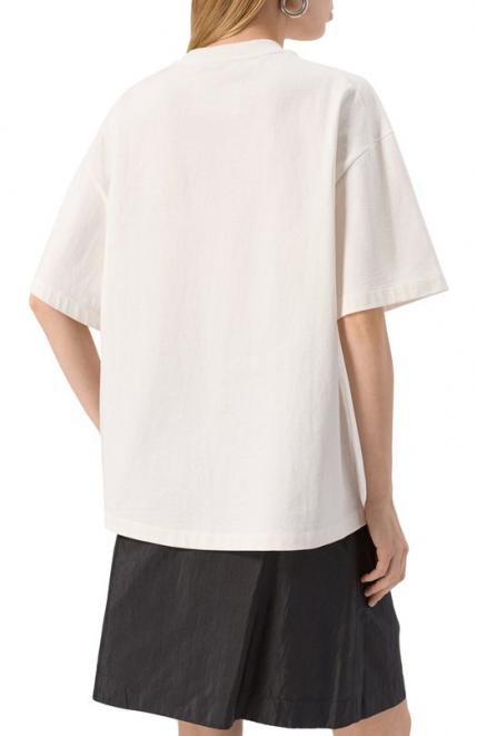Хлопковая футболка Jil Sander