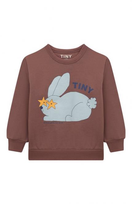 Хлопковый свитшот TINYCOTTONS