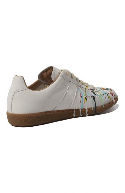 Кожаные кеды Replica Maison Margiela