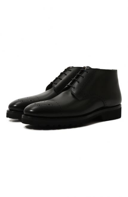 Кожаные ботинки KITON