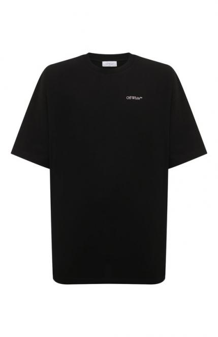 Хлопковая футболка Off-white