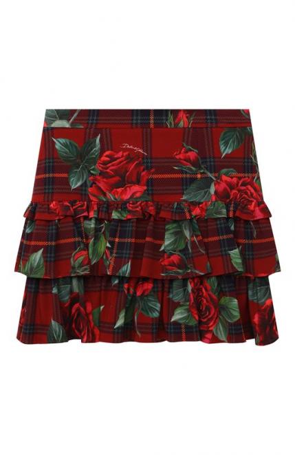Хлопковая юбка Dolce&Gabbana