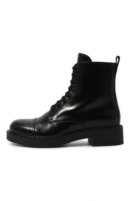 Кожаные ботинки Prada