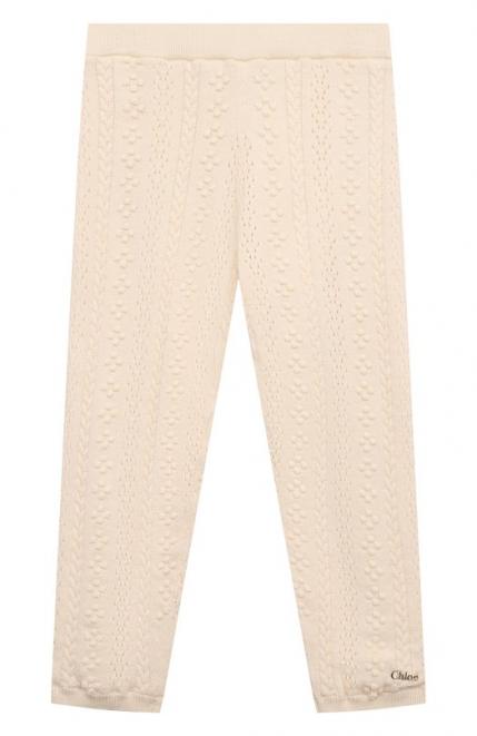 Джоггеры из хлопка и шерсти Chloe