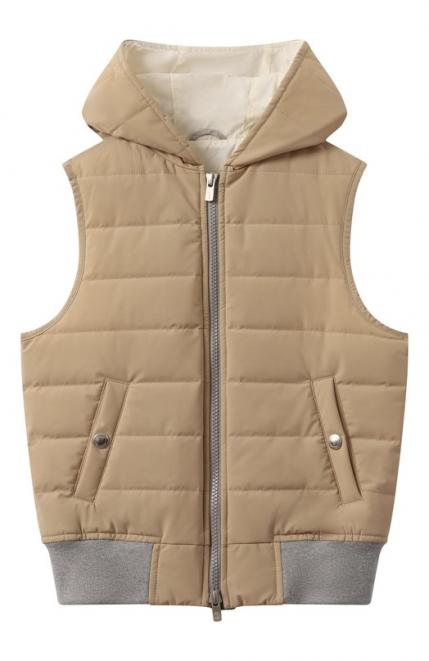 Утепленный жилет Brunello Cucinelli