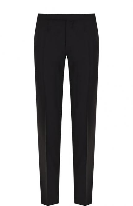 Брюки из шерсти и шелка Zegna