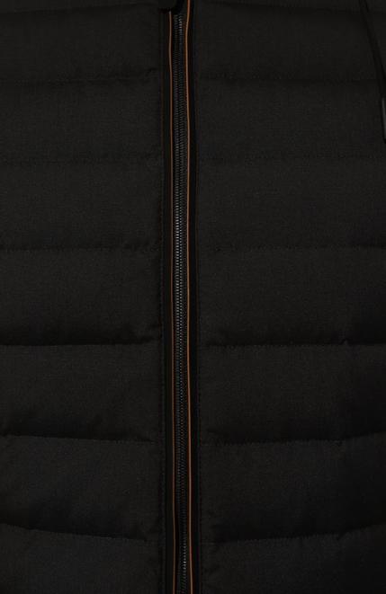Пуховик из шерсти и шелка Zegna