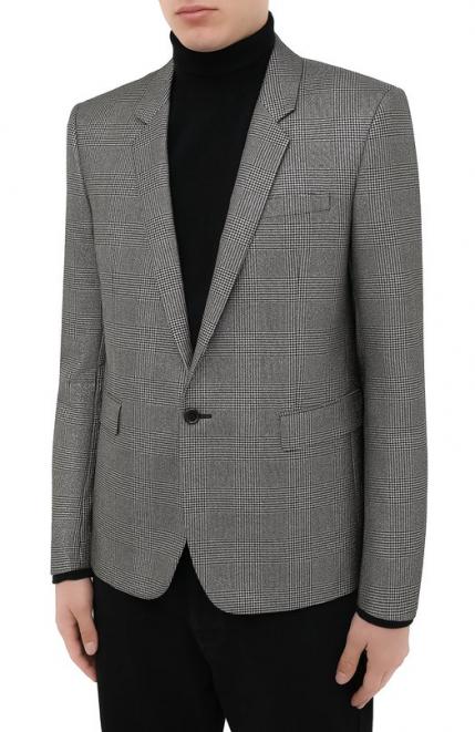 Пиджак из шерсти и вискозы Saint Laurent