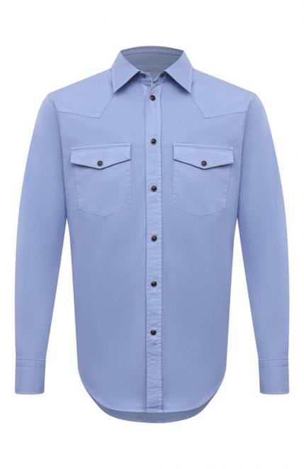 Хлопковая рубашка Brioni