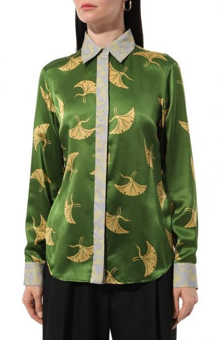 Блузка из шелка и вискозы Dries Van Noten