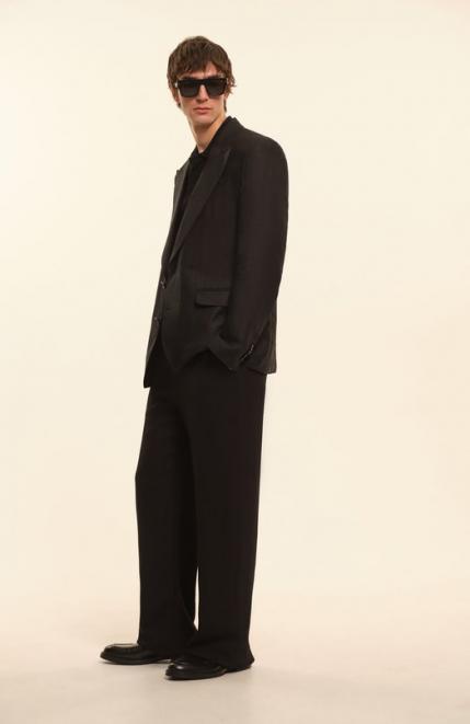Брюки из вискозы и шерсти Ann Demeulemeester