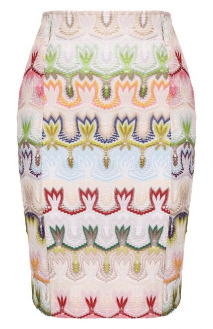 Юбка из вискозы и хлопка Missoni