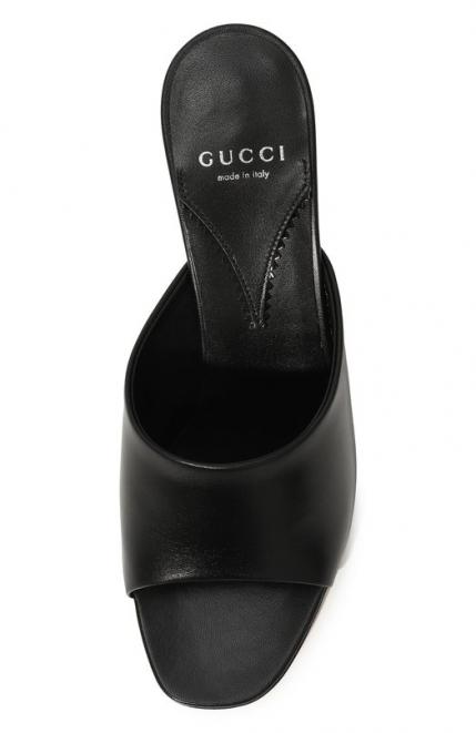 Кожаные мюли Interlocking G Gucci