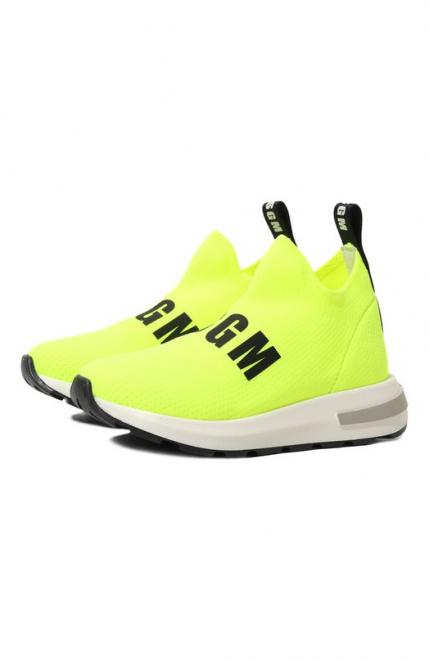 Текстильные кроссовки MSGM Kids