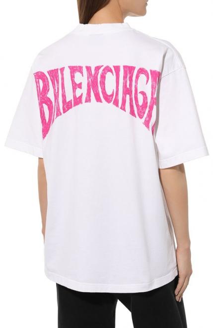 Хлопковая футболка Balenciaga