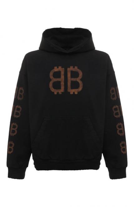 Хлопковое худи Balenciaga
