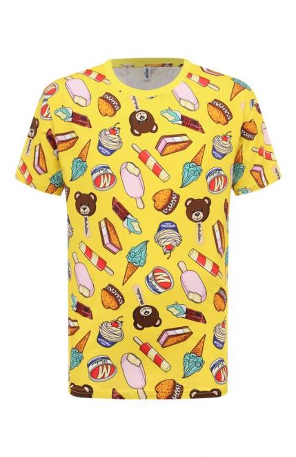 Хлопковая футболка Moschino