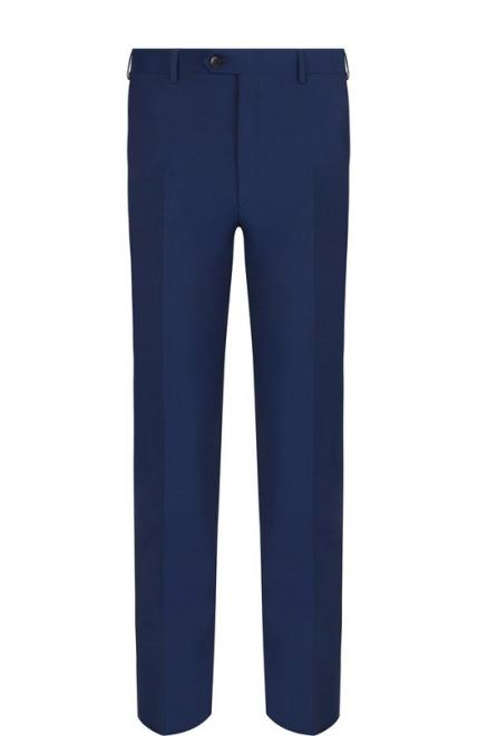Шерстяные брюки прямого кроя Brioni