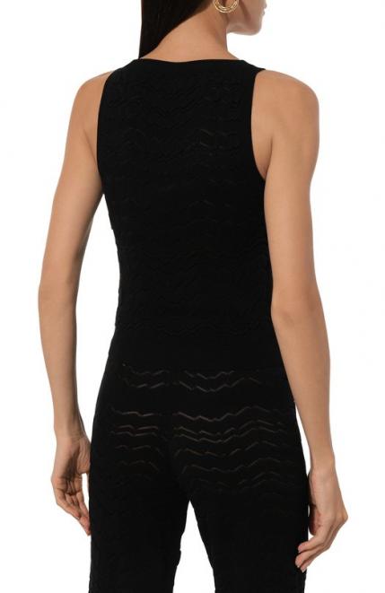 Топ из вискозы и шерсти Missoni