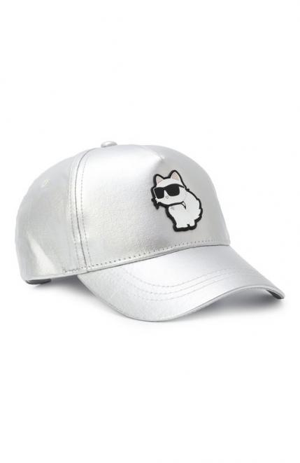 Хлопковая бейсболка KARL LAGERFELD KIDS