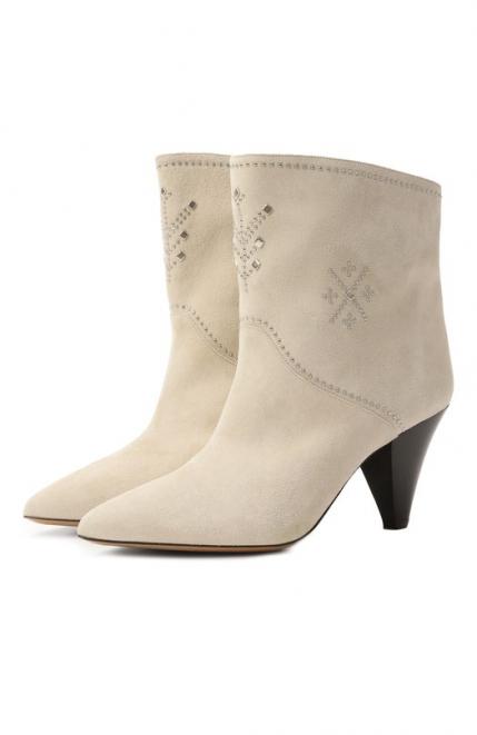 Замшевые ботильоны Loline 75 ISABEL MARANT